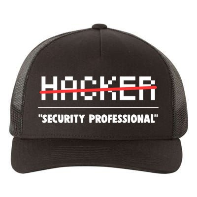 Funny Cyber Security Computer Hacker Gift Yupoong Adult 5-Panel Trucker Hat