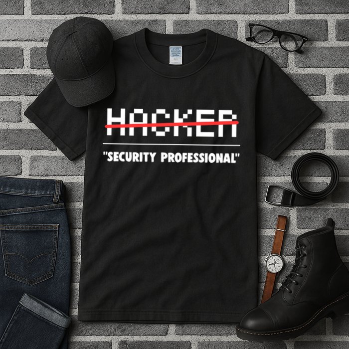 Funny Cyber Security Computer Hacker Gift Tall T-Shirt