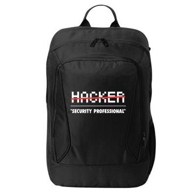 Funny Cyber Security Computer Hacker Gift City Backpack