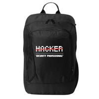 Funny Cyber Security Computer Hacker Gift City Backpack