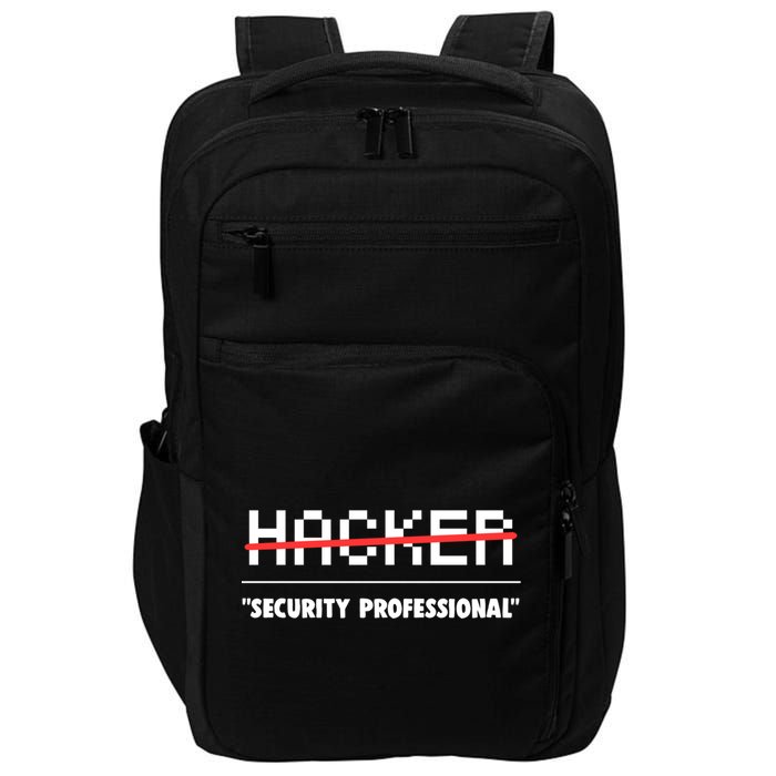 Funny Cyber Security Computer Hacker Gift Impact Tech Backpack