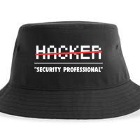 Funny Cyber Security Computer Hacker Gift Sustainable Bucket Hat