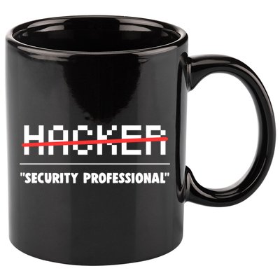Funny Cyber Security Computer Hacker Gift 11oz C Handle Ceramic Mug