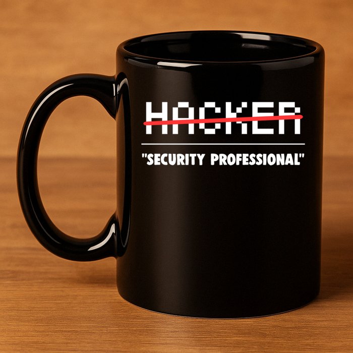 Funny Cyber Security Computer Hacker Gift 11oz C Handle Ceramic Mug