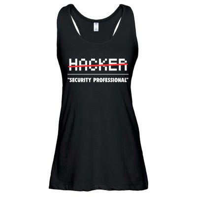 Funny Cyber Security Computer Hacker Gift Ladies Essential Flowy Tank