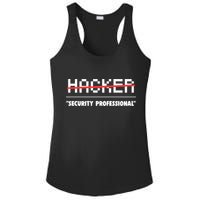 Funny Cyber Security Computer Hacker Gift Ladies PosiCharge Competitor Racerback Tank