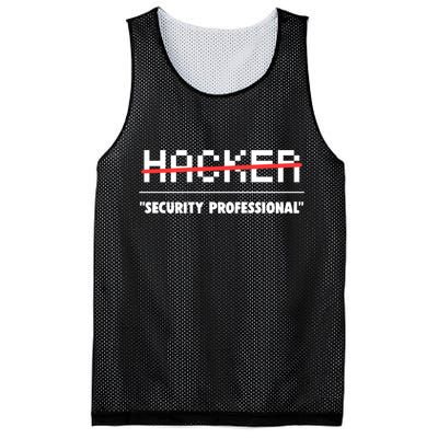 Funny Cyber Security Computer Hacker Gift Mesh Reversible Basketball Jersey Tank
