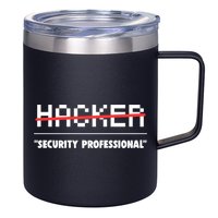 Funny Cyber Security Computer Hacker Gift 12oz Stainless Steel Coffee Mug