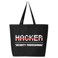Funny Cyber Security Computer Hacker Gift 25L Jumbo Tote