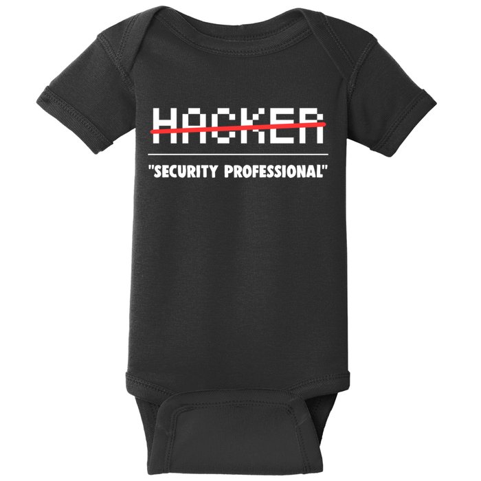Funny Cyber Security Computer Hacker Gift Baby Bodysuit