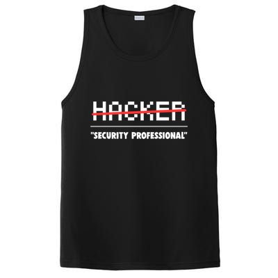 Funny Cyber Security Computer Hacker Gift PosiCharge Competitor Tank