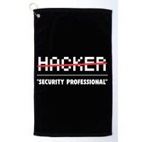 Funny Cyber Security Computer Hacker Gift Golf Towel