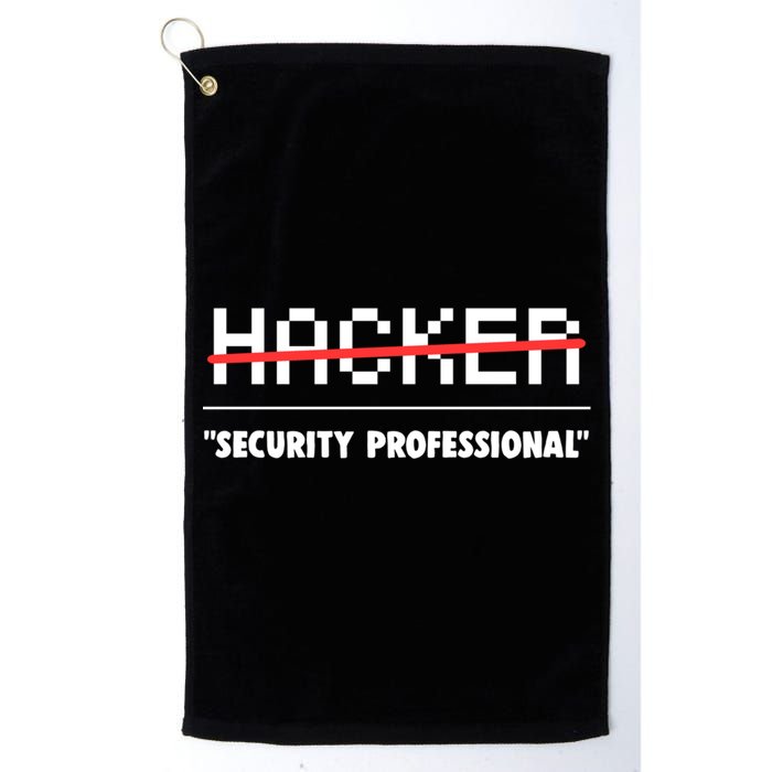 Funny Cyber Security Computer Hacker Gift Golf Towel