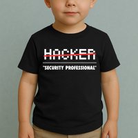 Funny Cyber Security Computer Hacker Gift Toddler T-Shirt