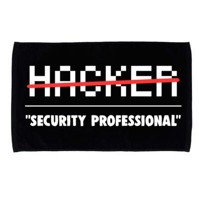 Funny Cyber Security Computer Hacker Gift Microfiber Hand Towel
