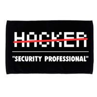 Funny Cyber Security Computer Hacker Gift Microfiber Hand Towel