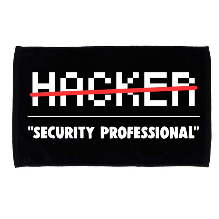 Funny Cyber Security Computer Hacker Gift Microfiber Hand Towel