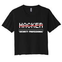 Funny Cyber Security Computer Hacker Gift Crop Top