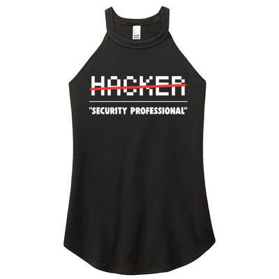 Funny Cyber Security Computer Hacker Gift Women's Perfect Tri Rocker Tank