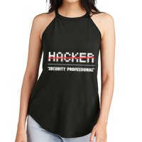 Funny Cyber Security Computer Hacker Gift Women's Perfect Tri Rocker Tank