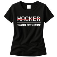 Funny Cyber Security Computer Hacker Gift Womens T-Shirt