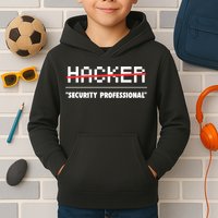 Funny Cyber Security Computer Hacker Gift Kids Hoodie