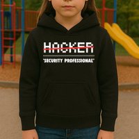 Funny Cyber Security Computer Hacker Gift Kids Hoodie