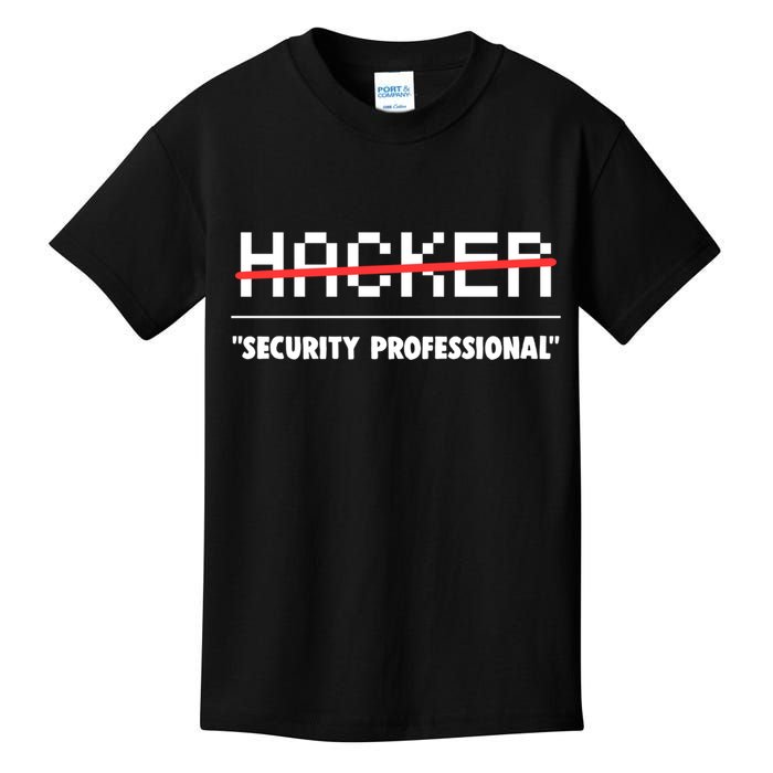 Funny Cyber Security Computer Hacker Gift Kids T-Shirt
