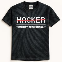 Funny Cyber Security Computer Hacker Gift Kids Tie-Dye T-Shirt
