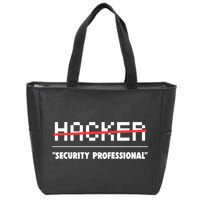 Funny Cyber Security Computer Hacker Gift Zip Tote Bag