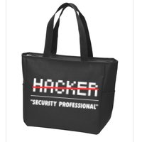 Funny Cyber Security Computer Hacker Gift Zip Tote Bag