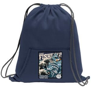 Fishing Club Season Open Sweatshirt Cinch Pack Bag