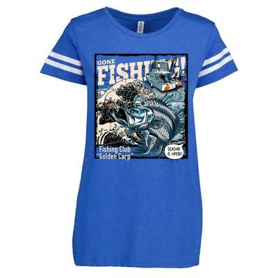 Fishing Club Season Open Enza Ladies Jersey Football T-Shirt