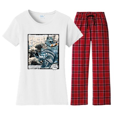 Fishing Club Season Open Women's Flannel Pajama Set