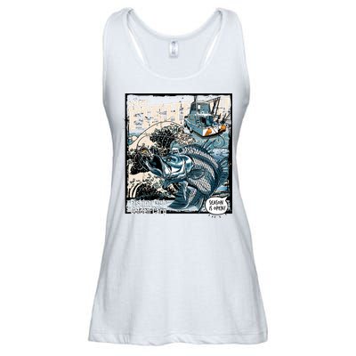Fishing Club Season Open Ladies Essential Flowy Tank