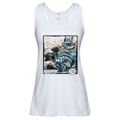 Fishing Club Season Open Ladies Essential Flowy Tank