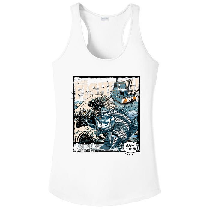 Fishing Club Season Open Ladies PosiCharge Competitor Racerback Tank