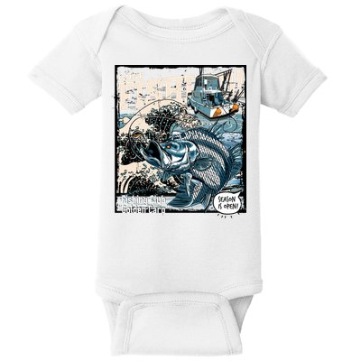 Fishing Club Season Open Baby Bodysuit