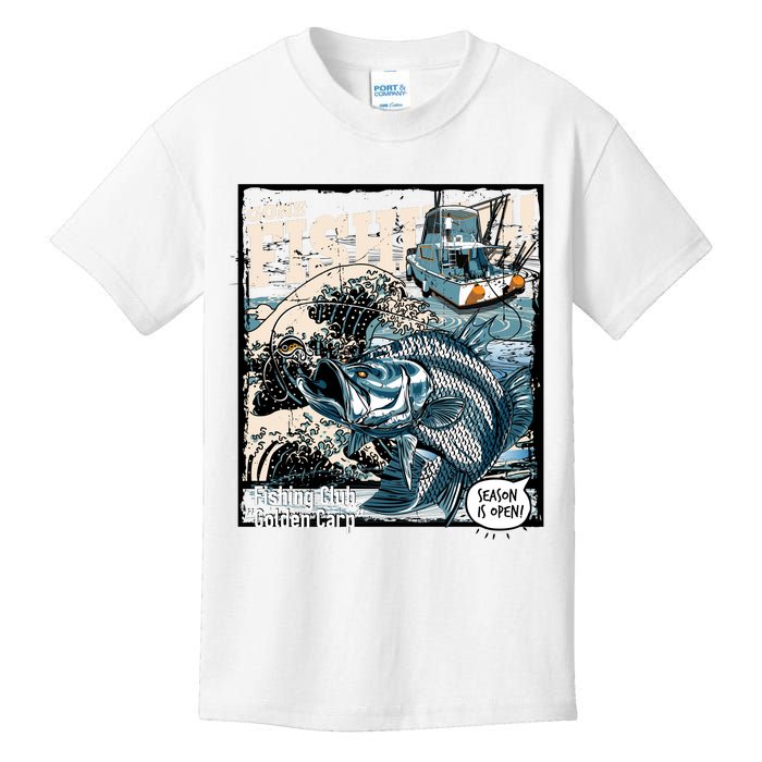 Fishing Club Season Open Kids T-Shirt