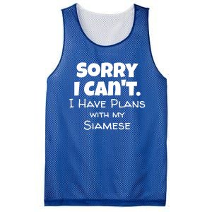 Funny Cat Stuff Design Cool Gift Siamese Cat Lover Quote Gift Mesh Reversible Basketball Jersey Tank