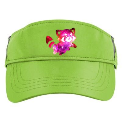 Funny Cute Space Galaxy Red Panda Adult Drive Performance Visor