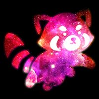 Funny Cute Space Galaxy Red Panda City Backpack