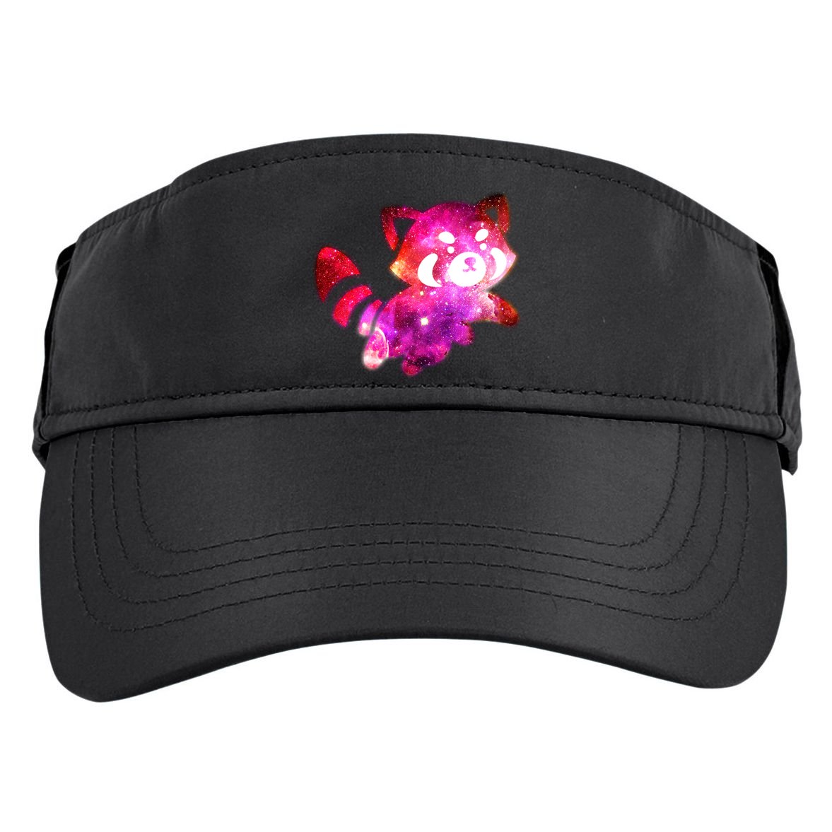Funny Cute Space Galaxy Red Panda Adult Drive Performance Visor