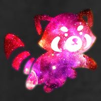 Funny Cute Space Galaxy Red Panda Adult Drive Performance Visor