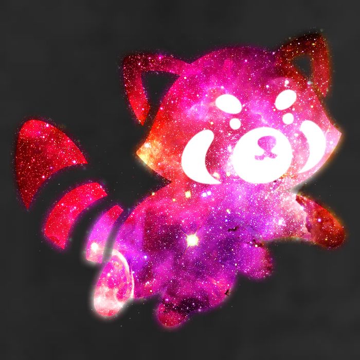 Funny Cute Space Galaxy Red Panda Adult Drive Performance Visor