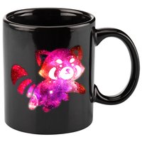 Funny Cute Space Galaxy Red Panda 11oz C Handle Ceramic Mug