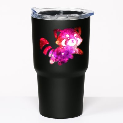 Funny Cute Space Galaxy Red Panda Tumbler