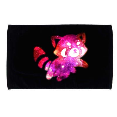 Funny Cute Space Galaxy Red Panda Microfiber Hand Towel