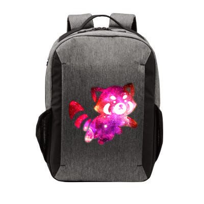 Funny Cute Space Galaxy Red Panda Vector Backpack