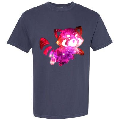 Funny Cute Space Galaxy Red Panda Garment-Dyed Heavyweight T-Shirt